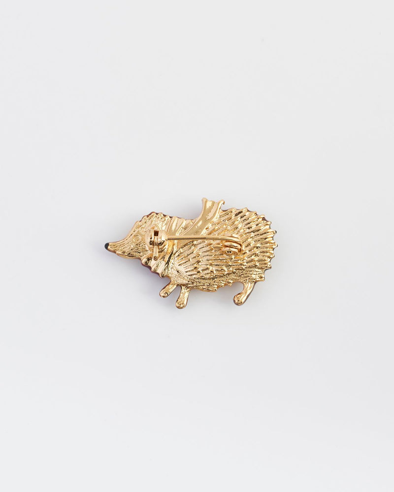 Cosy Hedgehog Charm Brooch