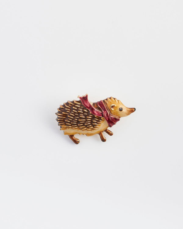 Cosy Hedgehog Charm Boooch