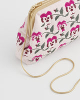 Pansy Victoriana Pink Clutch