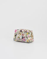 Floral Engravings Cosmetics Pouch