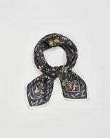 Wolf Garden Navy Square Scarf