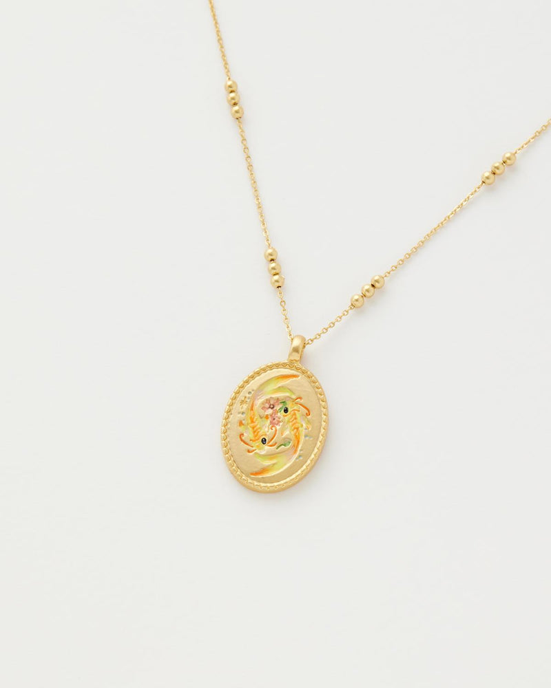 Pisces Zodiac Necklace