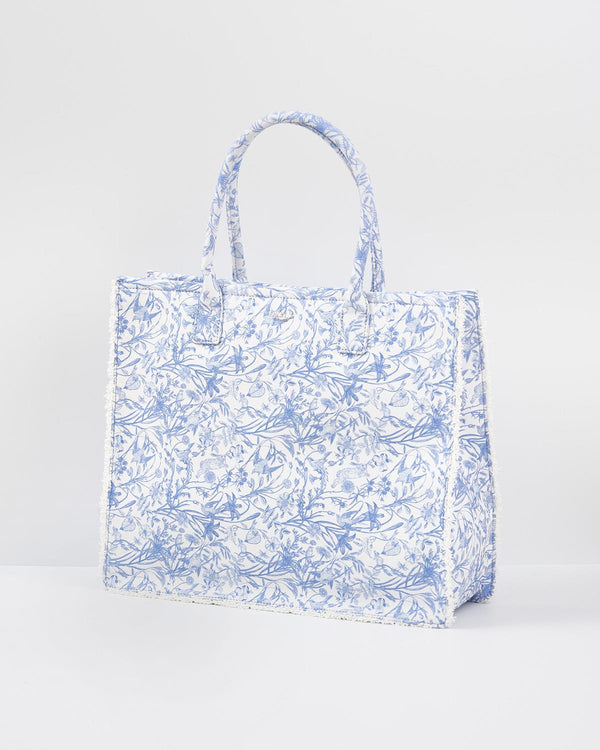 Bunny Blues Structured Tote