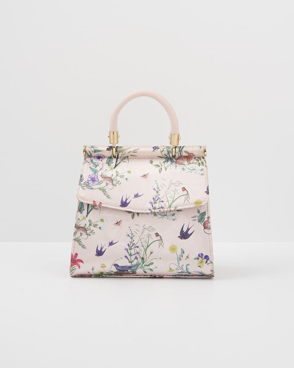 Running Bunny Mini Top Handle Tote