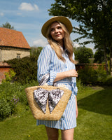 Tree Of Life Basket Bag - Raffia