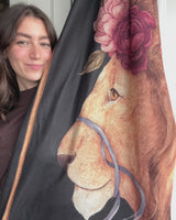 Jessica Roux Strength Tarot Tales Blanket Scarf