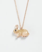 Enamel Rabbit Long Necklace